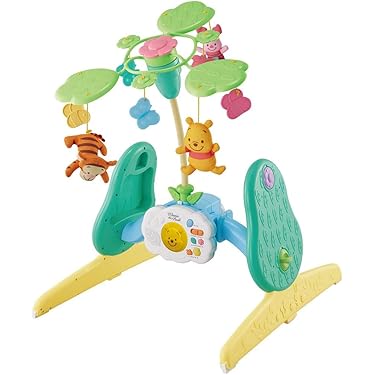 【美品】プーメリー ベビー用品 ベビージム タカラトミー メリー&ジムセット ディズニー くまのプーさん